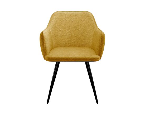 Стул DikLine 277 поворотный NS Gold горчица, ножки черные, изображение 2 | Интернет магазин мебели и декора LifeDekor