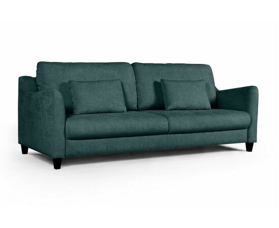 Стокгольм диван-кровать прямой велюр зеленый | Интернет магазин мебели и декора LifeDekor