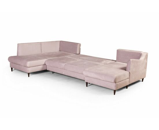 Стокгольм диван-кровать угловой с шезлонгом, велюр nice 01, изображение 3 | Интернет магазин мебели и декора LifeDekor