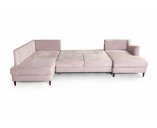 Стокгольм диван-кровать угловой с шезлонгом, велюр nice 01, изображение 5 | Интернет магазин мебели и декора LifeDekor