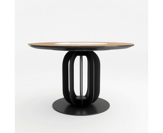 Стол круглый Сохо 120, керамика светлая матовая | Интернет магазин мебели и декора LifeDekor