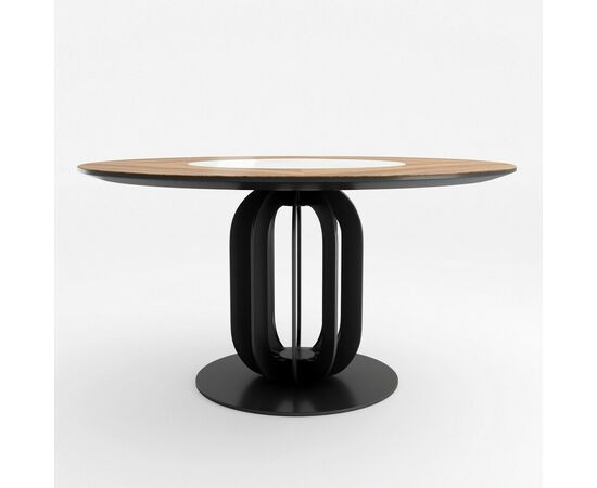 Стол круглый Сохо 140, керамика светлая матовая | Интернет магазин мебели и декора LifeDekor