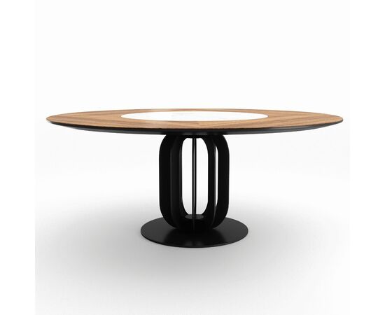 Стол круглый Сохо 180, керамика светлая матовая | Интернет магазин мебели и декора LifeDekor