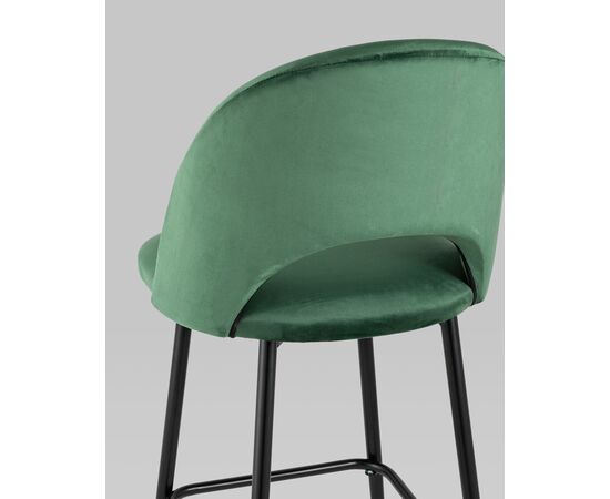 Стул барный Меган SN велюр зеленый, изображение 9 | Интернет магазин мебели и декора LifeDekor