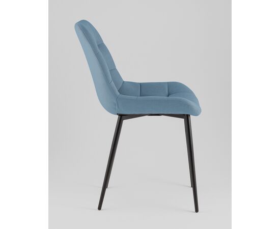 Стул Флекс Original велюр пыльно-синий, изображение 4 | Интернет магазин мебели и декора LifeDekor