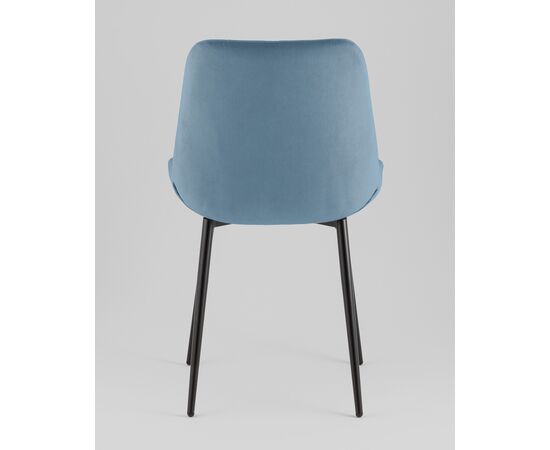 Стул Флекс Original велюр пыльно-синий, изображение 5 | Интернет магазин мебели и декора LifeDekor