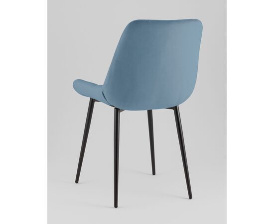 Стул Флекс Original велюр пыльно-синий, изображение 6 | Интернет магазин мебели и декора LifeDekor