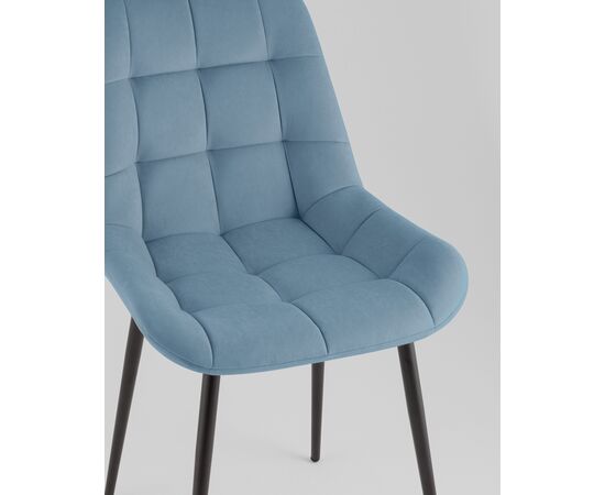 Стул Флекс Original велюр пыльно-синий, изображение 8 | Интернет магазин мебели и декора LifeDekor