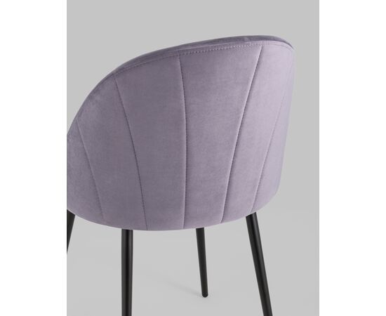 Стул Логан SN велюр пыльно-сиреневый, изображение 9 | Интернет магазин мебели и декора LifeDekor