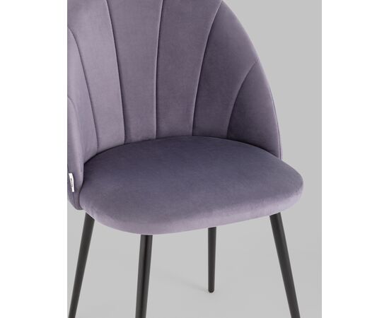 Стул Логан SN велюр пыльно-сиреневый, изображение 10 | Интернет магазин мебели и декора LifeDekor