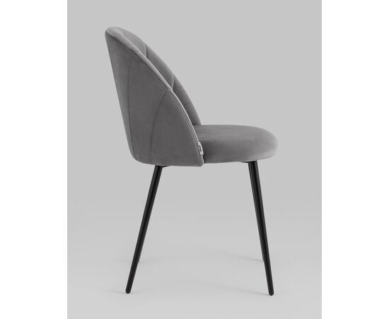 Стул Логан SN велюр серый, изображение 6 | Интернет магазин мебели и декора LifeDekor