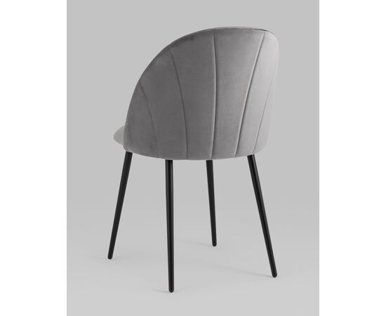 Стул Логан SN велюр серый, изображение 8 | Интернет магазин мебели и декора LifeDekor
