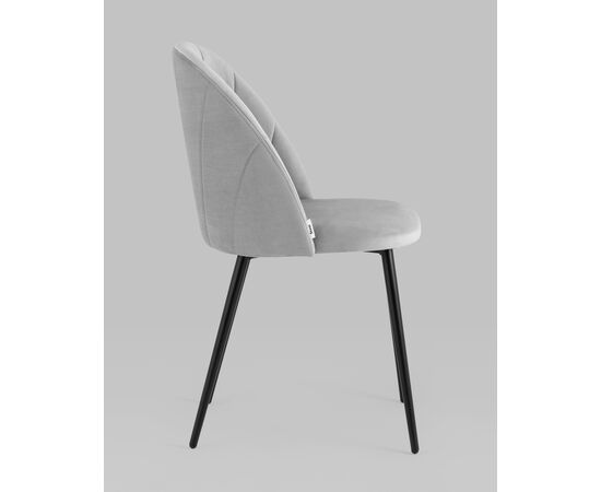 Стул Логан SN велюр светло-серый, изображение 6 | Интернет магазин мебели и декора LifeDekor