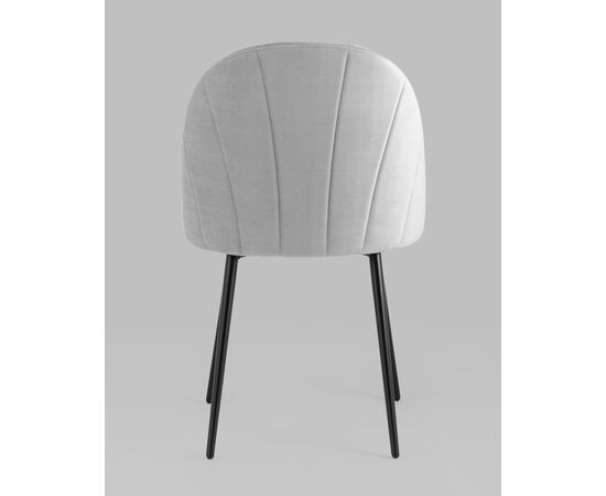 Стул Логан SN велюр светло-серый, изображение 7 | Интернет магазин мебели и декора LifeDekor