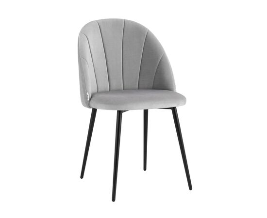 Стул Логан SN велюр светло-серый | Интернет магазин мебели и декора LifeDekor