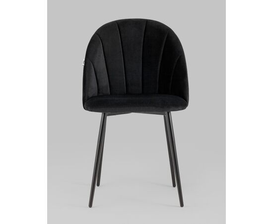 Стул Логан SN велюр черный, изображение 6 | Интернет магазин мебели и декора LifeDekor