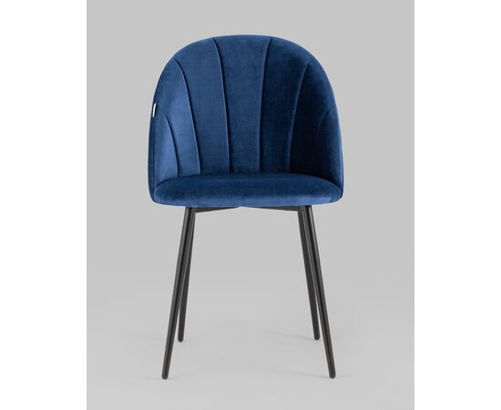 Стул Логан SN велюр синий, изображение 6 | Интернет магазин мебели и декора LifeDekor
