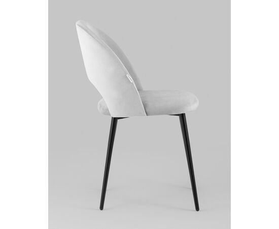 Стул Меган SN велюр светло-серый, изображение 6 | Интернет магазин мебели и декора LifeDekor