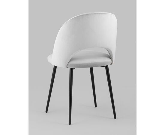 Стул Меган SN велюр светло-серый, изображение 8 | Интернет магазин мебели и декора LifeDekor