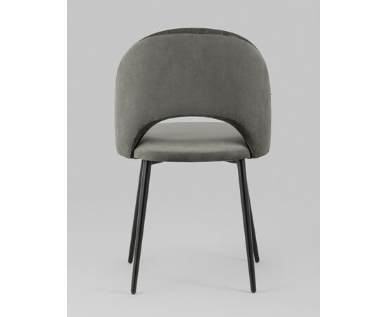 Стул Меган SN велюр тёмно-серый, изображение 7 | Интернет магазин мебели и декора LifeDekor