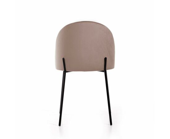 Стул Норд ромб, бархат пепельно-бежевый 25, изображение 7 | Интернет магазин мебели и декора LifeDekor