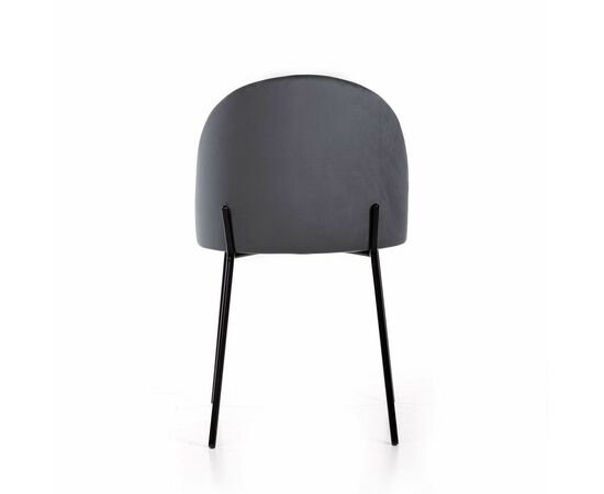 Стул Норд ромб, бархат серый 27, изображение 7 | Интернет магазин мебели и декора LifeDekor