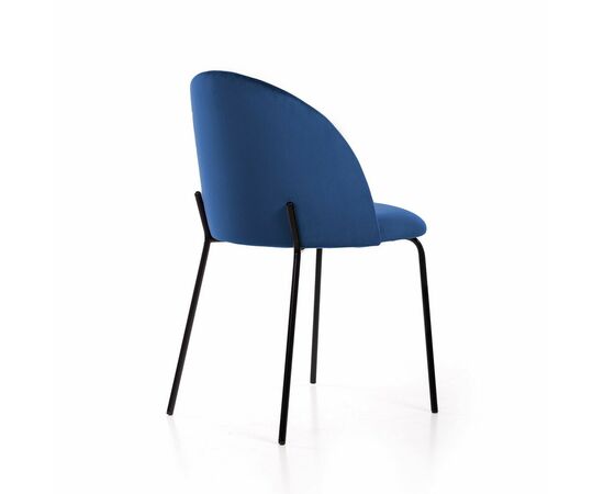 Стул Норд ромб, бархат синий 29, изображение 5 | Интернет магазин мебели и декора LifeDekor