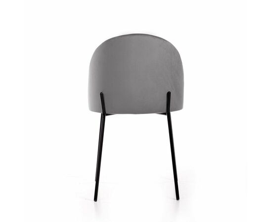 Стул Норд ромб, бархат светло-серый 26, изображение 7 | Интернет магазин мебели и декора LifeDekor