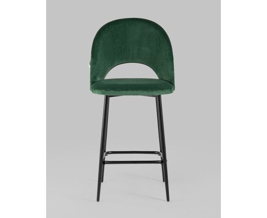 Стул полубарный Меган SN велюр зеленый, изображение 3 | Интернет магазин мебели и декора LifeDekor