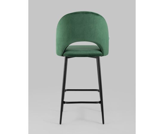 Стул полубарный Меган SN велюр зеленый, изображение 5 | Интернет магазин мебели и декора LifeDekor
