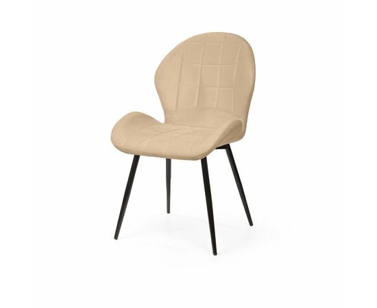 Стул Ральф, бархат бежевый 05 | Интернет магазин мебели и декора LifeDekor