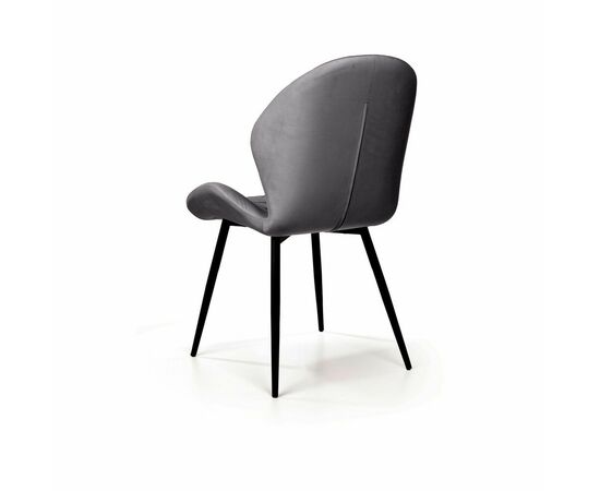 Стул Ральф, бархат серый 27, изображение 4 | Интернет магазин мебели и декора LifeDekor