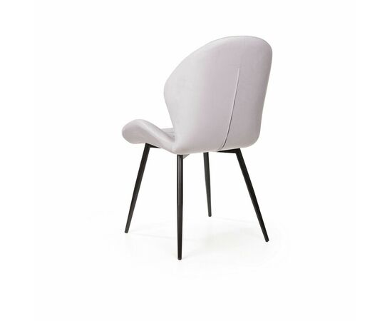 Стул Ральф, бархат жемчужный 04, изображение 4 | Интернет магазин мебели и декора LifeDekor