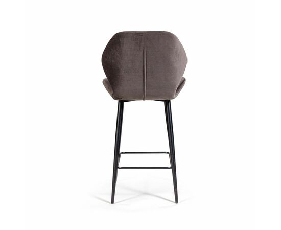 Стул Ральф полубарный, бархат антрацит 14, изображение 6 | Интернет магазин мебели и декора LifeDekor