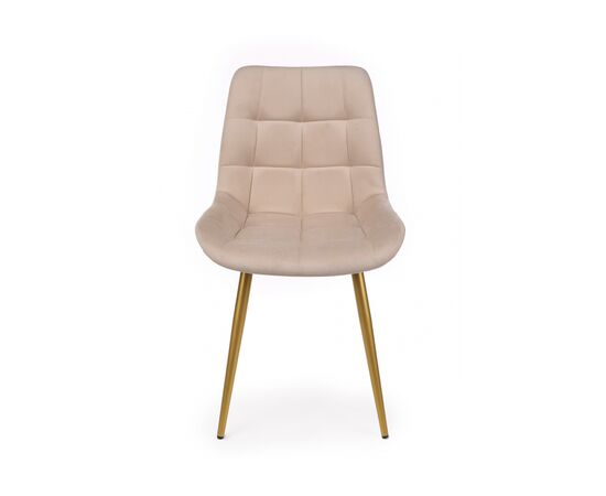 Стул на металлокаркасе Челси К бежевый (zd 210) / золотой np, изображение 8 | Интернет магазин мебели и декора LifeDekor