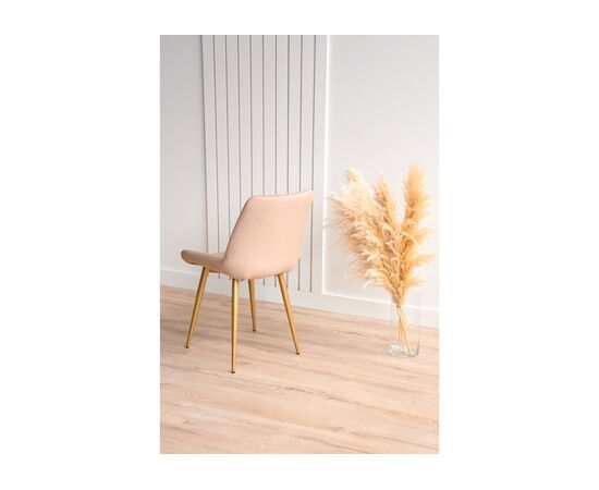 Стул на металлокаркасе Седа 360 бежевый (zd 210) / золотой np, изображение 10 | Интернет магазин мебели и декора LifeDekor