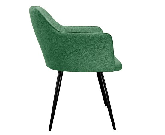 Стул DikLine 277 поворотный NS Pine зеленый, ножки черные, изображение 4 | Интернет магазин мебели и декора LifeDekor