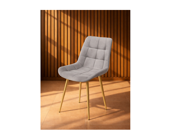 Стул на металлокаркасе Челси К латте (zd 290) / золотой np, изображение 2 | Интернет магазин мебели и декора LifeDekor