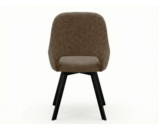 Стул DikLine 247 поворотный, BL05 капучино, ножки черные, изображение 4 | Интернет магазин мебели и декора LifeDekor