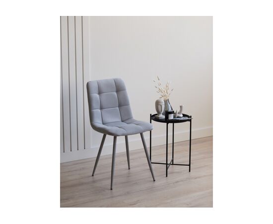 Стул на металлокаркасе Чилли светло-серый / серый, изображение 2 | Интернет магазин мебели и декора LifeDekor