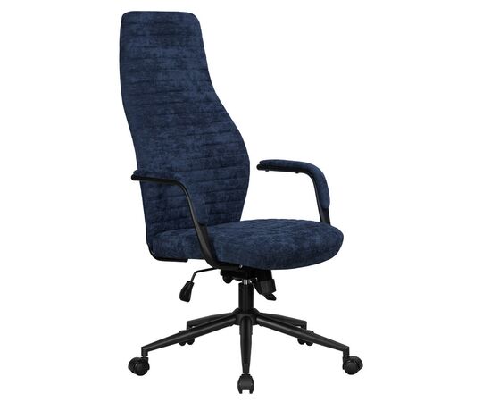 Офисное кресло для руководителей DOBRIN LOKI, синий (VRH230-25), Вариант: синий (VRH230-25), изображение 2 | Интернет магазин мебели и декора LifeDekor