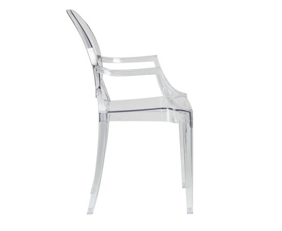 Набор 4 шт Стул обеденный DOBRIN LOUIS GHOST, цвет прозрачный, изображение 4 | Интернет магазин мебели и декора LifeDekor