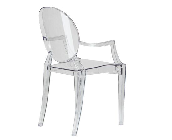 Набор 4 шт Стул обеденный DOBRIN LOUIS GHOST, цвет прозрачный, изображение 5 | Интернет магазин мебели и декора LifeDekor