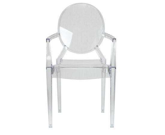 Набор 4 шт Стул обеденный DOBRIN LOUIS GHOST, цвет прозрачный, изображение 7 | Интернет магазин мебели и декора LifeDekor