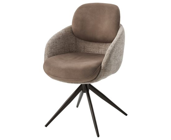 Стул ГРЕЙС (GRACE) 360 град, цвет КАПУЧИНО PENA-172 / G1229-7, ткань / ШОКОЛАДНОЕ ЗОЛОТО, ®DISAUR, изображение 8 | Интернет магазин мебели и декора LifeDekor