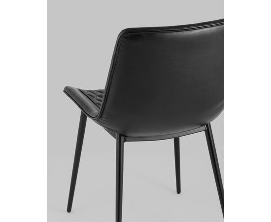Стул Деймон экокожа черный, изображение 7 | Интернет магазин мебели и декора LifeDekor