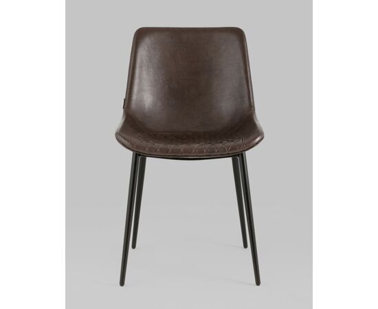 Стул Деймон экокожа коричневый, изображение 3 | Интернет магазин мебели и декора LifeDekor