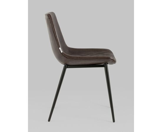 Стул Деймон экокожа коричневый, изображение 4 | Интернет магазин мебели и декора LifeDekor