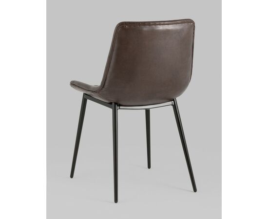 Стул Деймон экокожа коричневый, изображение 6 | Интернет магазин мебели и декора LifeDekor