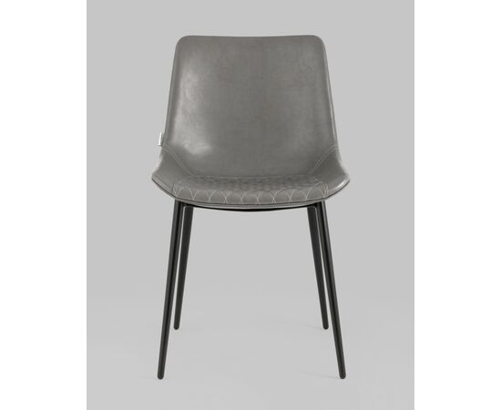 Стул Деймон экокожа серый, изображение 3 | Интернет магазин мебели и декора LifeDekor